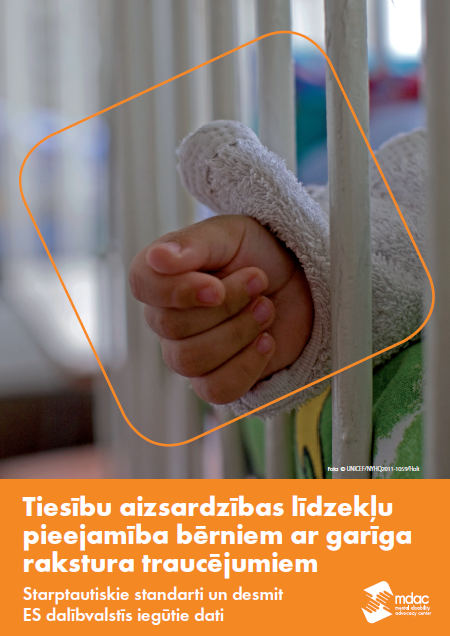 Front cover: Access to justice for children with mental disabilities - Standards and Findings - Latvian